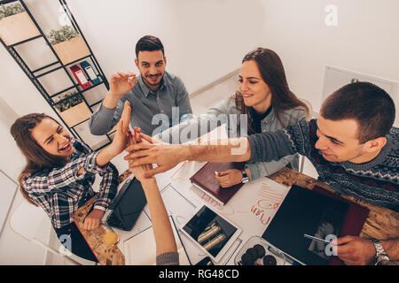 Führer bereiten eine bussiness Präsentation auf der Konferenz Stockfoto