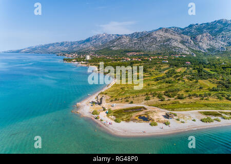 Starigrad Paklenica, Eingang in den Nationalpark Paklenica. Stockfoto