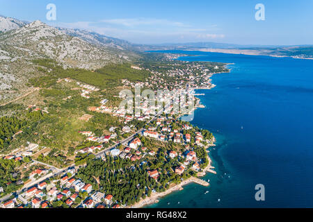 Starigrad Paklenica, Eingang in den Nationalpark Paklenica. Stockfoto