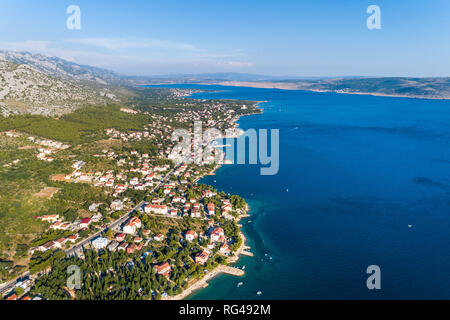 Starigrad Paklenica, Eingang in den Nationalpark Paklenica. Stockfoto