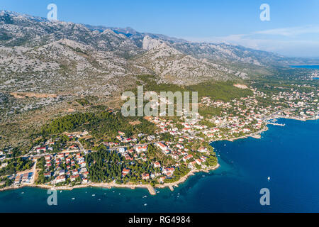 Starigrad Paklenica, Eingang in den Nationalpark Paklenica. Stockfoto