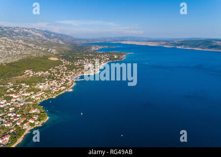 Starigrad Paklenica, Eingang in den Nationalpark Paklenica. Stockfoto