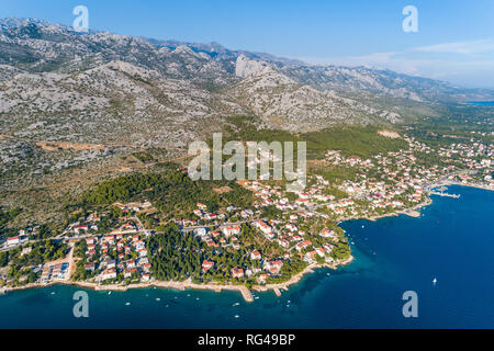 Starigrad Paklenica, Eingang in den Nationalpark Paklenica. Stockfoto