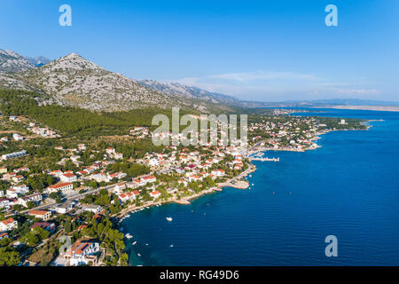 Starigrad Paklenica, Eingang in den Nationalpark Paklenica. Stockfoto