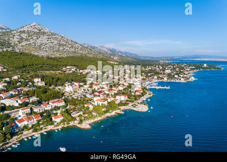 Starigrad Paklenica, Eingang in den Nationalpark Paklenica. Stockfoto