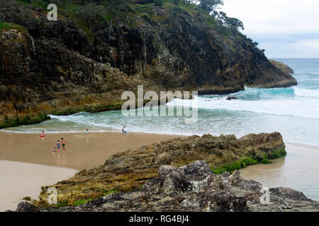 South Schlucht Strand, Point Lookout, North Stradbroke Island, Queensland, Australien Stockfoto