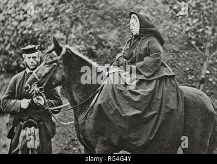 John Brown (8. Dezember 1826 Ð vom 27. März 1883) war ein schottischer persönliche Attendant und Liebling der Queen Victoria für viele Jahre. Von Bildmaterial in den Archiven der Presse Portrait Service gescannt - (ehemals Presse Portrait Bureau). Stockfoto