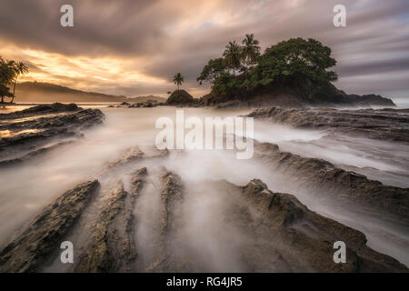 Playa Dominicalito, Costa Rica Stockfoto