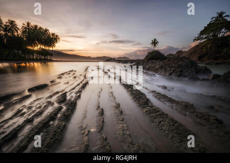 Playa Dominicalito, Costa Rica Stockfoto