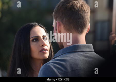 Nishi Munshi, Seann William Scott, 'Lethal Weapon' Saison 3. Foto: Fox Broadcasting Co./Hollywood Archiv (2019) Stockfoto