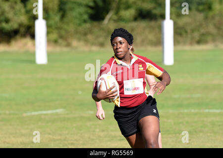 Ladies Amateur rugby union Stockfoto