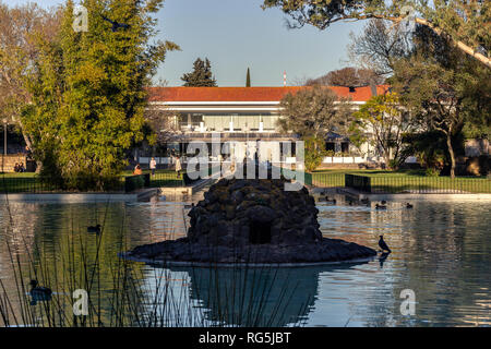 Der See von der Sicht der Montes Claros, Monsanto, Lissabon, Portugal Stockfoto