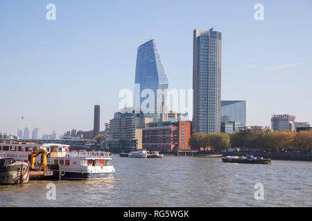 Eine Blackfriars & Southbank Tower in London, England. Stockfoto