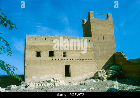 Golfstaat Bahrain. Das verlassene fort und die Festung in Manama 1979 Stockfoto