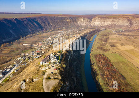 Alte Orhei Orheiul Vechi) (Dorf in der Republik Moldau Stockfoto