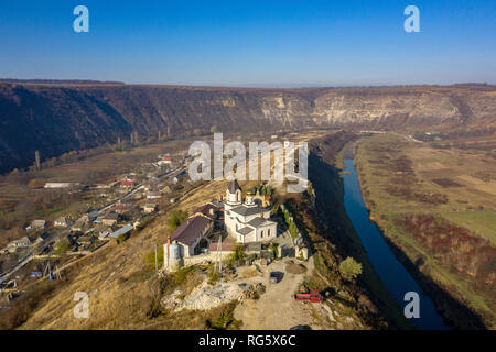 Alte Orhei Orheiul Vechi) (Dorf in der Republik Moldau Stockfoto