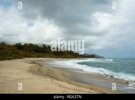 Blick auf die Küste von Tayrona Park, Kolumbien. Sep 2018 Stockfoto