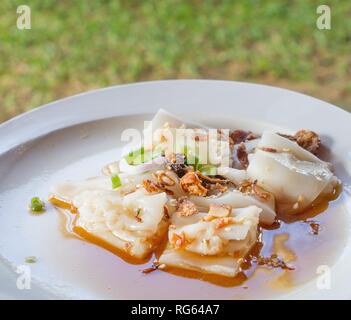 Chee Cheong Spaß, chinesisch Reis Nudeln Rollen Stockfoto