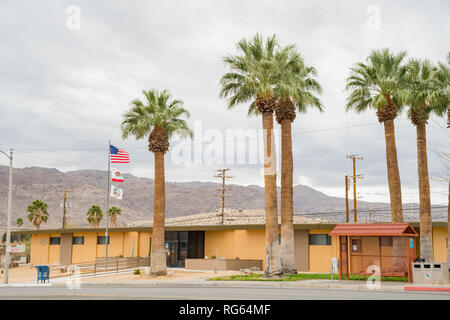 Twentynine Palms, Mar 10: Außenansicht der Stadt Halle am 10.März 2018 Twentynine Palms, United States Stockfoto