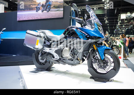 Bangkok, Thailand - 30. November 2018: CFMOTO Distributor bei Thailand International Motor Expo 2018 (MOTOR EXPO 2018) auf Nov 30,2018 in Bangkok, Tha Stockfoto