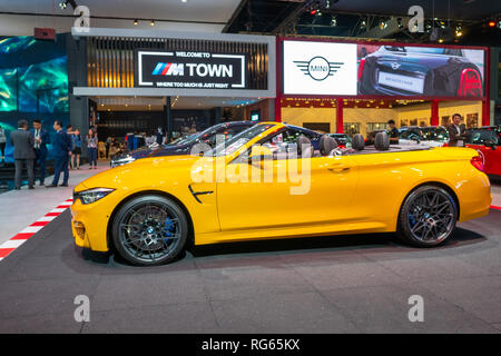 Bangkok, Thailand - 30. November 2018: BMW Auto Show in Thailand International Motor Expo 2018 (MOTOR EXPO 2018) auf Nov 30,2018 in Bangkok, Thailand. Stockfoto