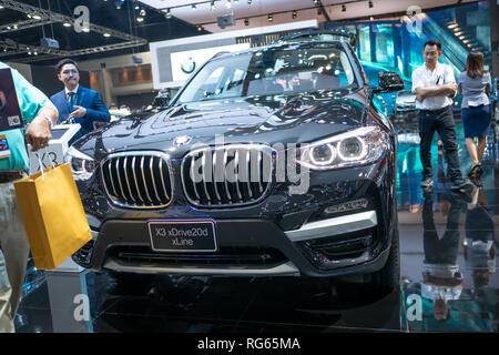 Bangkok, Thailand - 30. November 2018: BMW Auto Show in Thailand International Motor Expo 2018 (MOTOR EXPO 2018) auf Nov 30,2018 in Bangkok, Thailand. Stockfoto