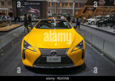 Bangkok, Thailand - 30. November 2018: Lexus LC500 Auto Show in Thailand International Motor Expo 2018 (MOTOR EXPO 2018) auf Nov 30,2018 in Bangkok, T Stockfoto