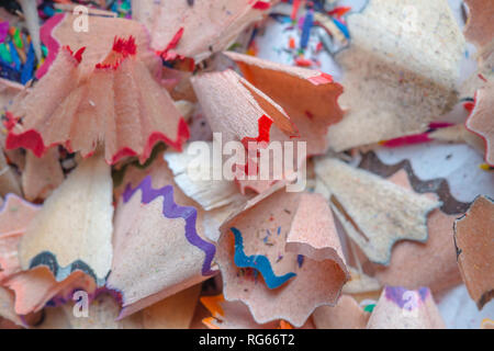 Farbe Bleistift rasieren Stockfoto