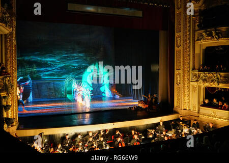 Foto von der Lemberger Oper, Ukraine Stockfoto