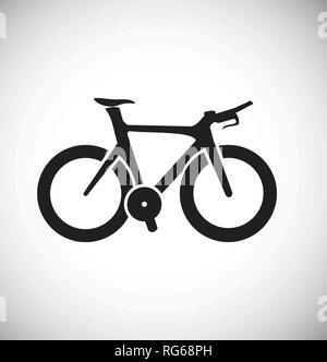 Fahrrad Symbol auf weißem Hintergrund für Grafik- und Webdesign, modernen einfachen Vektor unterzeichnen. Internet Konzept. Trendy Symbol für Web site Design web-Taste oder mobile App. Stock Vektor