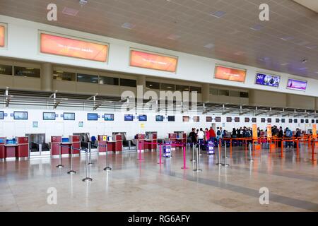 Liverpool, Großbritannien - 14 August 2017: Terminal am Flughafen Liverpool (LPL) im Vereinigten Königreich. | Verwendung weltweit Stockfoto