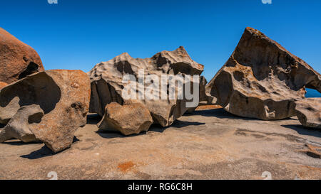 Remarkable Rocks Nahaufnahme auf Kangaroo Island in SA Australien Stockfoto