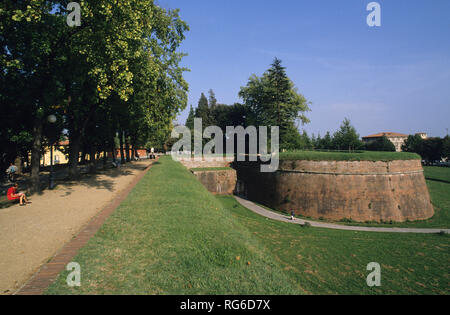 Lucca, le Mura, Toscana (Toskana), Italien Stockfoto