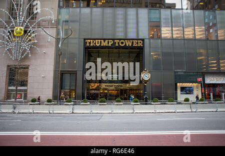 Trump Tower, 5th Avenue, New York City, NY, USA. Stockfoto