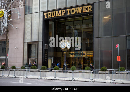 Trump Tower, 5th Avenue, New York City, NY, USA. Stockfoto