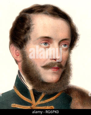 Lajos Kossuth 1848. Lajos Kossuth de et Udvard Kossuthfalva war ein ungarischer Adliger, Rechtsanwalt, Journalist, Politiker, Staatsmann und Governor-President des Königreichs Ungarn während der Revolution von 1848-49. Stockfoto