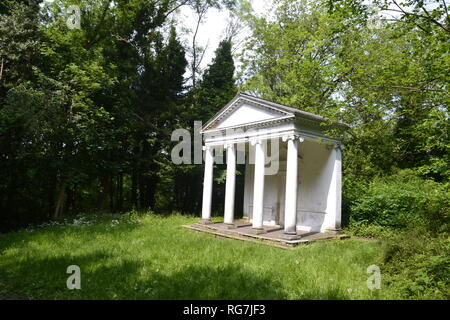 Tempel oder torheit an Tring Park, Tring, Hertfordshire, Großbritannien Stockfoto