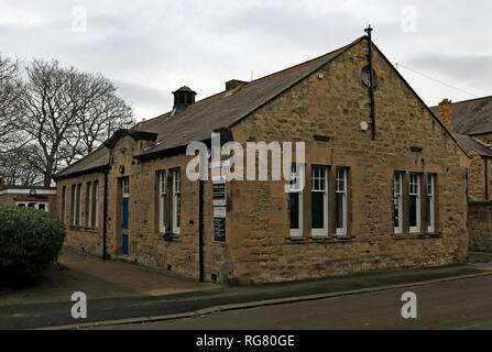 Amble Bibliothek Schlendern ist eine kleine Stadt an der nordöstlichen Küste von Northumberland in Nordost-england. Dies ist die Bibliothek an der Middleton Straße Cw 6566 Stockfoto