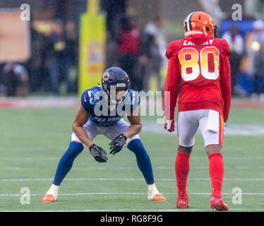 Orlando, Florida, USA. 27 Jan, 2019. NFC cornerback Kyle Fuller (23), der Chicago Bears, während der NFL Pro Bowl Football Spiel zwischen der AFC und der NFC im Camping Welt Stadion in Orlando, Florida. Del Mecum/CSM/Alamy leben Nachrichten Stockfoto