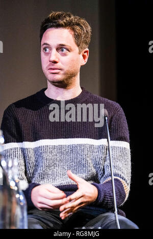 London, Großbritannien. 28 Jan, 2019. James Gardner auf der Bühne Mark Kermode Leben in 3D am Montag, den 28. Januar 2019 im BFI Southbank, London. Bild von der Credit: Julie Edwards/Alamy leben Nachrichten Stockfoto