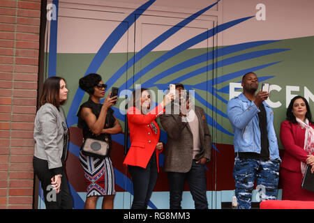 Los Angeles, CA, USA. 28 Jan, 2019. LOS ANGELES - Jan 28: Atmosphäre an der Taraji P. Henson Star Zeremonie auf dem Hollywood Walk of Fame am 28 Januar, 2019 in Los Angeles, CA Credit: Kay Blake/ZUMA Draht/Alamy leben Nachrichten Stockfoto