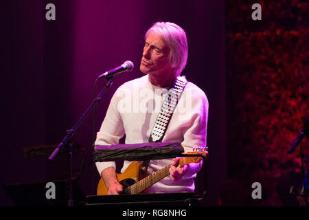 Glasgow, Schottland, Großbritannien. 27 Jan, 2019. Paul Weller, englischer Musiker, an Gnade und Gefahr Konzert für John Martyn, Celtic Connections 2019, Glasgow, Scotlandd. Credit: Pauline Keightley/Alamy leben Nachrichten Stockfoto