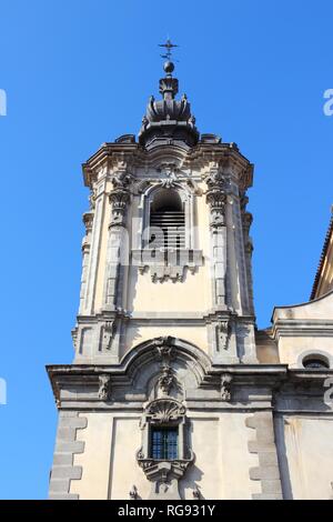 Madrid, Spanien. Kirche unserer lieben Frau von Montserrat, Spanisch Eigenschaft von kulturellem Interesse bezeichnet. Stockfoto