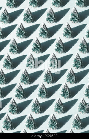 Weihnachtsbäume, Wiederholung Stockfoto