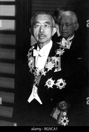 Die japanischen Kaiser Hirohito 124. Stockfoto