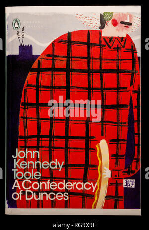 Buch: eine Konföderation der Hohlköpfe von John Kennedy Toole. Von Penguin Modern Classics veröffentlicht. Stockfoto