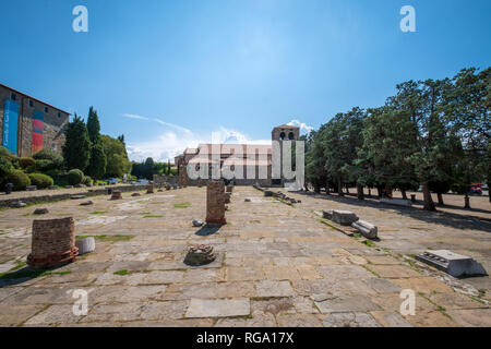 Italien, Friaul - Julisch Venetien, Trieste, Triest Kathedrale Stockfoto