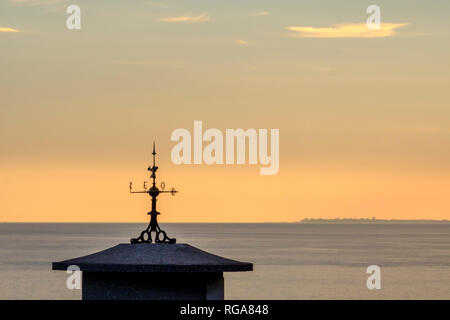 Italien, Friaul - Julisch Venetien, Triest, Wetterfahne Stockfoto