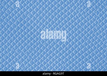 Blaue Textur des blauen Waffel aus kleinen Diamanten Stockfoto