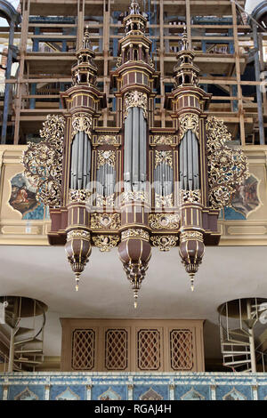 Die Orgel im Rigaer Dom Stockfoto